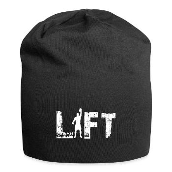 Kettlebell Lift - Jersey-Beanie - Schwarz - Vorne