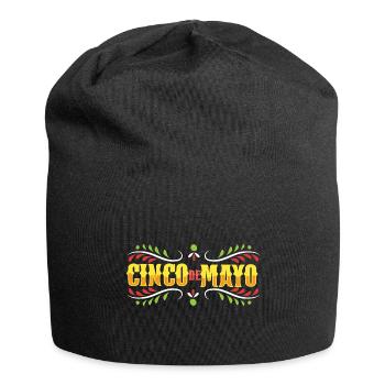 Drôle Cinco De Mayo Mexique - Bonnet en jersey - noir - Devant