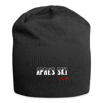 Après Ski Party Design Apres Skihase - Jersey-Beanie - Schwarz - Vorne