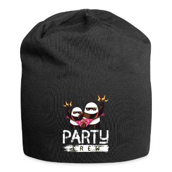 panda party crew - Jersey-Beanie - Schwarz - Vorne