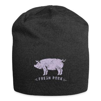 Schweine Schweinefleisch Farm - Jersey-Beanie - Anthrazit - Vorne