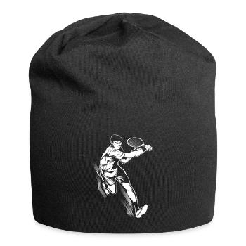tennis player - Jersey-Beanie - Schwarz - Vorne
