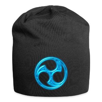 Japan Symbol Mitsu Tomoe Kanji Aikido Judo Karate - Bonnet en jersey - noir - Devant