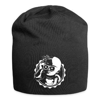 baby cool child - Jersey Beanie - black - Front