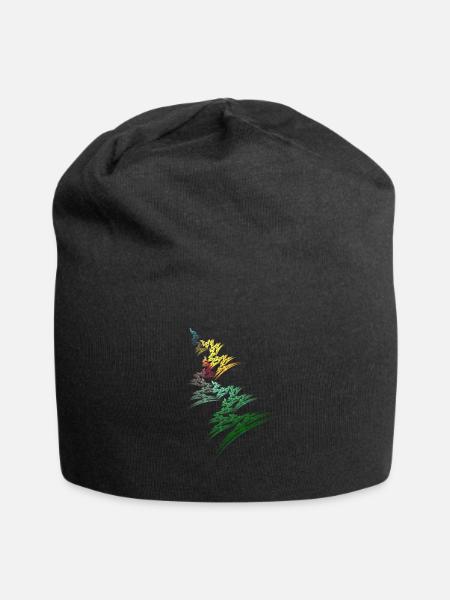 Der Bunte Weg - Jersey-Beanie - Schwarz