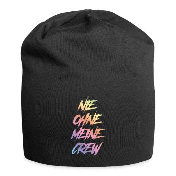 never colorful without my crew - Jersey Beanie - black - Front