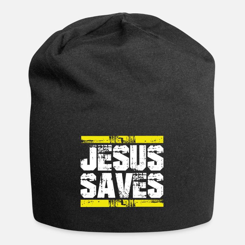 Jésus sauve sauve - Bonnet en jersey - noir