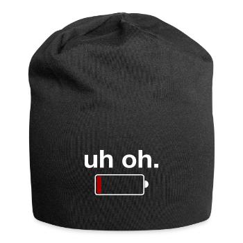 barre de chargement - Bonnet en jersey - noir - Devant