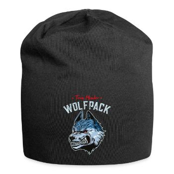 wolf wolfpack team - Jersey Beanie - black - Front