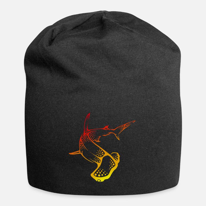 Requin marteau requin requin marteau plongeur plongée - Bonnet en jersey - noir