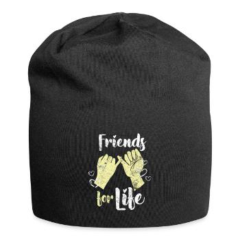 Friends forever friendship - Jersey Beanie - black - Front