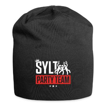 Sylt Party Team Vacation - Bonnet en jersey - noir - Devant