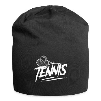 Raquette de tennis sport tennis - Bonnet en jersey - noir - Devant