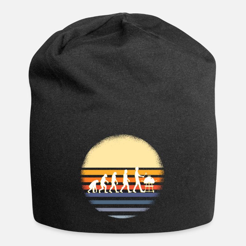 Évolution du gril - Bonnet en jersey - noir