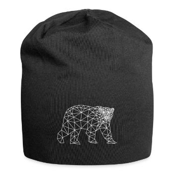 eisbär polygon polar bär - Jersey-Beanie - Schwarz - Vorne
