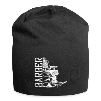 barber chair armchair - Jersey Beanie - black - Front