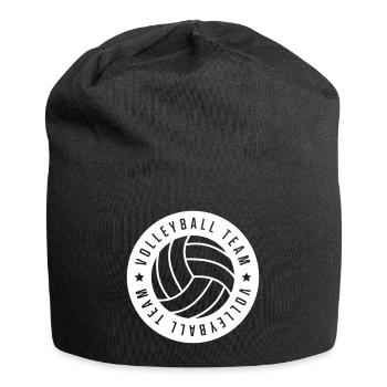 volleyball team - Jersey-Beanie - Schwarz - Vorne