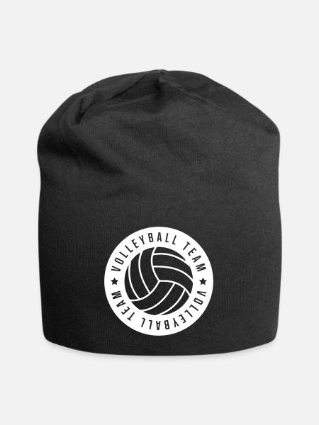 volley-ball team - Bonnet en jersey - noir