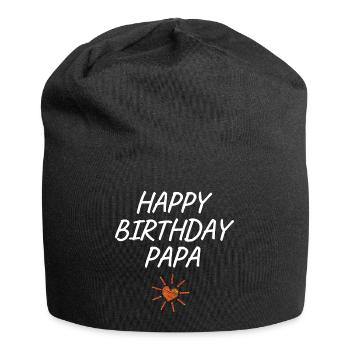 Joyeux anniversaire Papa Personne préférée Anniversaire - Bonnet en jersey - noir - Devant