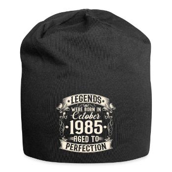 Octobre Né 1985 Légendes Anniversaire - Bonnet en jersey - noir - Devant