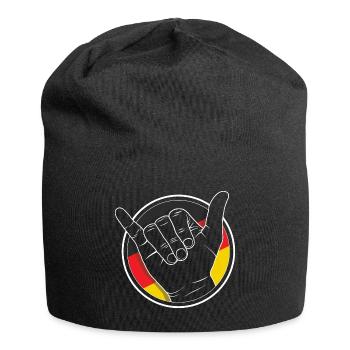 Hang ten / Vdub Greeting / Shaka wave - Allemagne - Bonnet en jersey - noir - Devant