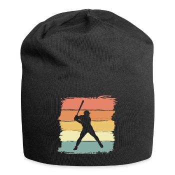 Baseball retro vintage Baseball Legende - Jersey-Beanie - Schwarz - Vorne