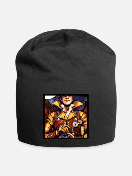 der Steuermann des Zeppelins - Jersey-Beanie - Schwarz
