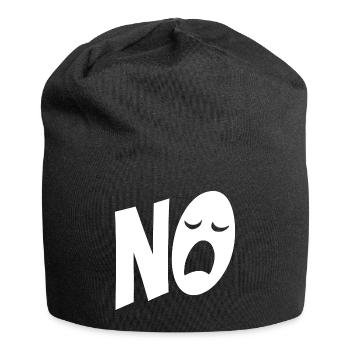 No, I don't have to do anything - typography - saying - Jersey Beanie - black - Front