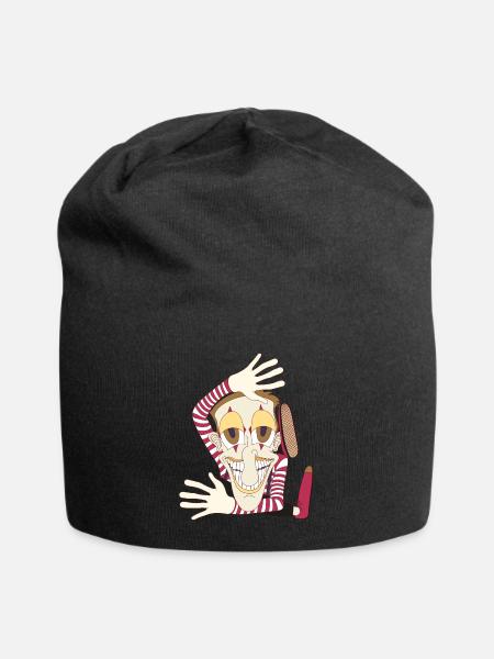 BILD GEMACHT - Jersey-Beanie - Schwarz