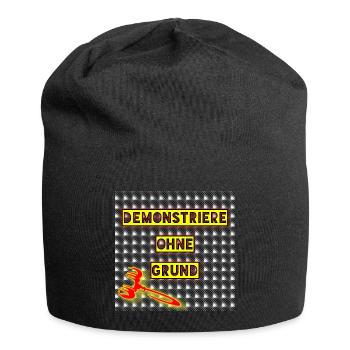 Demonstriere ohne Grund - Abbild - 2023 - Jersey-Beanie - Schwarz - Vorne