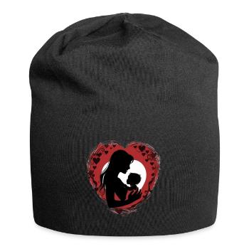 Babyherz - Jersey-Beanie - Schwarz - Vorne