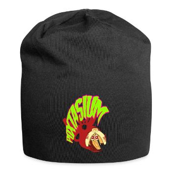 POXTASIUM - Jersey-Beanie - Schwarz - Vorne