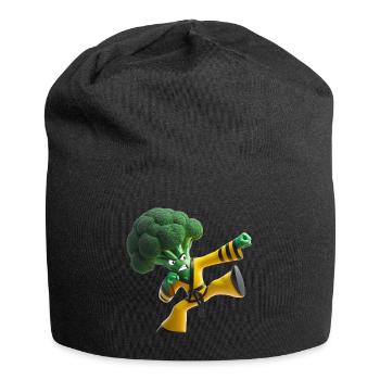 Broccoli kung fu fighter - Jersey Beanie - black - Front