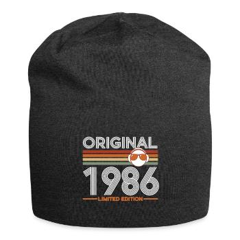 1986 - Bonnet en jersey - charbon - Devant