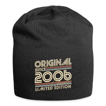 Original Since 2006 Vintage Birthday Gift - Jersey Beanie - black - Front