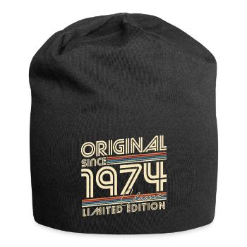 Original depuis 1974 Vintage cadeau d’anniversaire - Bonnet en jersey - noir - Devant