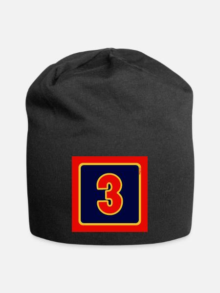 BLOW UP MOVIE: POP ART CUSHION 'No 3' - Jersey Beanie - black
