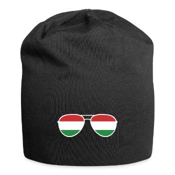 Hungary Hungary Flag Sunglasses Hungarian - Jersey Beanie - black - Front