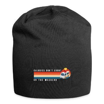 Food Truck Food Fries - Jersey Beanie - black - Front