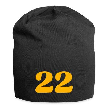 22 - Jersey Beanie - black - Front