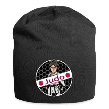 judo judoka hajime dan - Jersey Beanie - black - Front