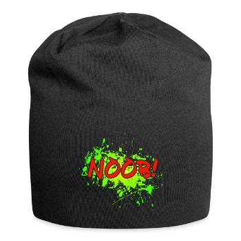 NOOB! - Jersey-Beanie - Schwarz - Vorne