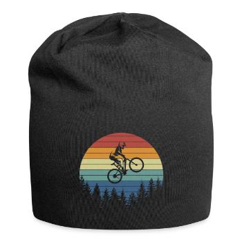 Mountainbike Vintage Sunset - Jersey-Beanie - Schwarz - Vorne