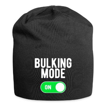 Bulking Mode ON Gym Bodybuilding Weights Workout - Jersey Beanie - black - Front