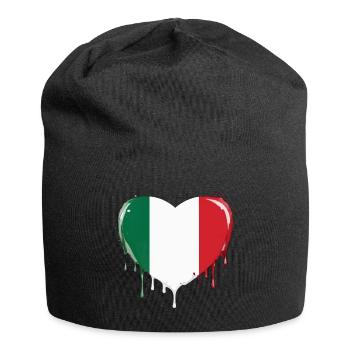 ITALIA ITALIAN FLAG FLAG ITALY - Jersey Beanie - black - Front
