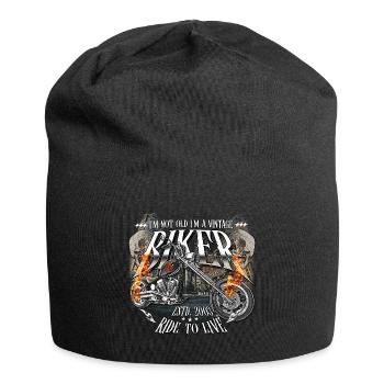 2003 Jahrgang Geburtstag Biker Chopper Motorrad - Jersey-Beanie - Schwarz - Vorne