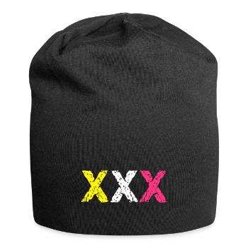 Triple X - Changement de couleur - Bonnet en jersey - noir - Devant