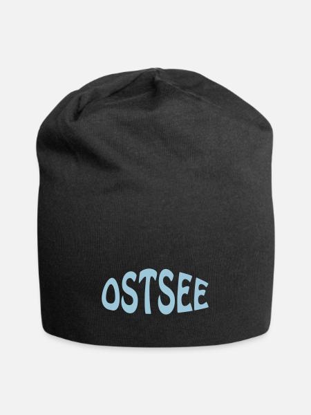 Ostsee - Jersey-Beanie - Schwarz