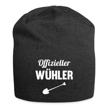 Offizieller Wühler - Jersey-Beanie - Anthrazit - Vorne