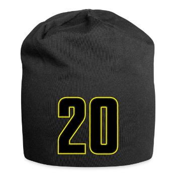 20 nombre - Bonnet en jersey - noir - Devant